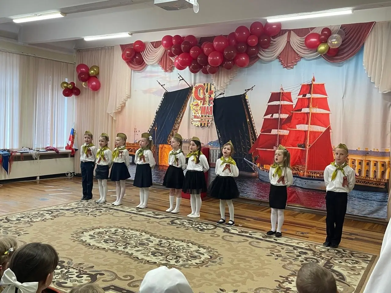 В нашем детском саду состоялся праздничный концерт, посвященный Дню Победы-9 мая, 80 летию победы в Великой Отечественной Войне.