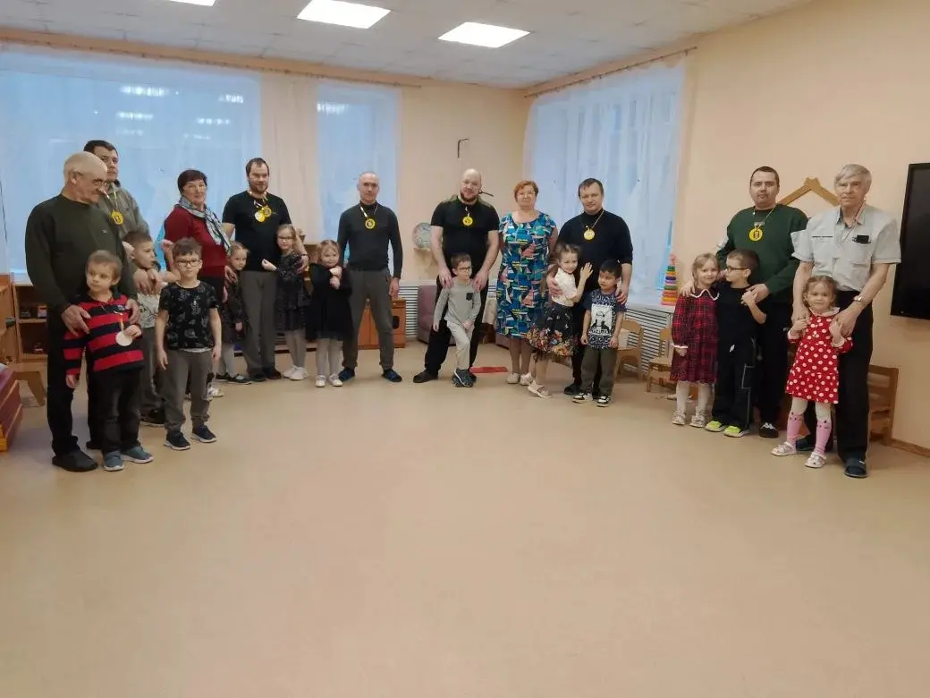 В группе прошло совместное мероприятие с папами, посвященное Дню Защитника Отечества!